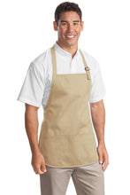 Load image into Gallery viewer, Custom EMBROIDERED Medium-Length Apron with Pouch Pockets - Jittybo&#39;s Custom Clothing &amp; Embroidery
