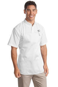 Custom EMBROIDERED Medium-Length Apron with Pouch Pockets - Jittybo's Custom Clothing & Embroidery