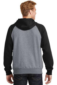 Custom Printed Raglan Colorblock Pullover Hooded Sweatshirt Add Your Logo or Text - Jittybo's Custom Clothing & Embroidery