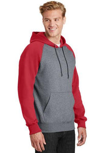 Custom Printed Raglan Colorblock Pullover Hooded Sweatshirt Add Your Logo or Text - Jittybo's Custom Clothing & Embroidery