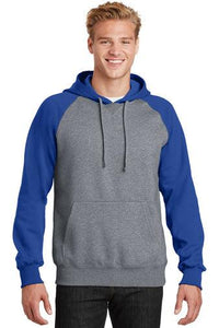 Custom Printed Raglan Colorblock Pullover Hooded Sweatshirt Add Your Logo or Text - Jittybo's Custom Clothing & Embroidery