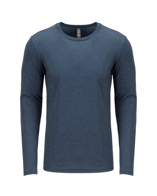 PRINTED Next Level Men's Tri-blend Long-Sleeve Crew - Jittybo's Custom Clothing & Embroidery
