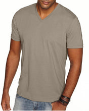 Load image into Gallery viewer, CUSTOM PRINTED Next Level Men&#39;s Sueded V-Neck T-Shirt - Jittybo&#39;s Custom Clothing &amp; Embroidery
