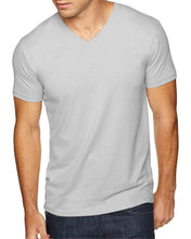 Load image into Gallery viewer, CUSTOM PRINTED Next Level Men&#39;s Sueded V-Neck T-Shirt - Jittybo&#39;s Custom Clothing &amp; Embroidery
