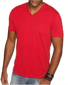 CUSTOM PRINTED Next Level Men's Sueded V-Neck T-Shirt - Jittybo's Custom Clothing & Embroidery