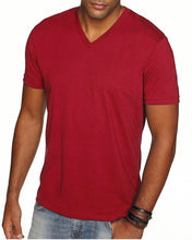 Load image into Gallery viewer, CUSTOM PRINTED Next Level Men&#39;s Sueded V-Neck T-Shirt - Jittybo&#39;s Custom Clothing &amp; Embroidery
