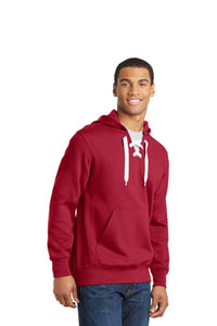 Custom Embroidered Lace Up Pullover Hooded Sweatshirt - Jittybo's Custom Clothing & Embroidery