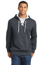 Load image into Gallery viewer, Custom Embroidered Lace Up Pullover Hooded Sweatshirt - Jittybo&#39;s Custom Clothing &amp; Embroidery
