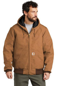 Custom Embroidered Carhartt Quilted-Flannel-Lined Duck Active Jacket - Jittybo's Custom Clothing & Embroidery