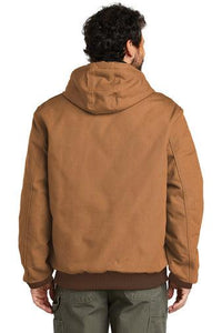 Custom Embroidered TALL Carhartt Quilted-Flannel-Lined Duck Active Jacket - Jittybo's Custom Clothing & Embroidery