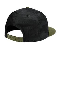 Custom Embroidered New Era Camo Flat Bill Snapback Cap - Jittybo's Custom Clothing & Embroidery