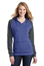 Load image into Gallery viewer, Ladies Embroidered Lightweight Fleece Raglan Hoodie - Jittybo&#39;s Custom Clothing &amp; Embroidery

