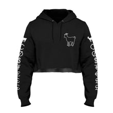 Load image into Gallery viewer, Custom Embroidered Womens Bella+Canvas Cropped Fleece Hoodie ADD your text or logo - Jittybo&#39;s Custom Clothing &amp; Embroidery
