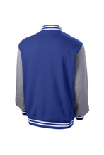 Lade das Bild in den Galerie-Viewer, Custom Embroidered Men&#39;s Fleece Letterman Jacket Add Your Logo or Text - Jittybo&#39;s Custom Clothing &amp; Embroidery
