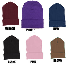 Load image into Gallery viewer, CUSTOM CUFFED BEANIE Embroidered - Jittybo&#39;s Custom Clothing &amp; Embroidery
