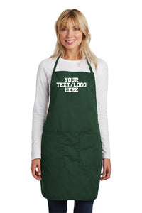 Custom EMBROIDERED Full-Length Apron / Kitchen and Dining Apron - Jittybo's Custom Clothing & Embroidery