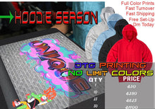 Lade das Bild in den Galerie-Viewer, Custom Printed Hoodies (Bulk Special) - Jittybo&#39;s Custom Clothing &amp; Embroidery
