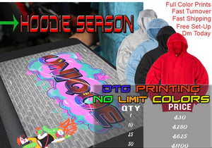 Custom Printed Hoodies (Bulk Special) - Jittybo's Custom Clothing & Embroidery