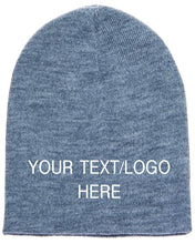 Load image into Gallery viewer, CUSTOM KNIT BEANIE Embroidered - Jittybo&#39;s Custom Clothing &amp; Embroidery
