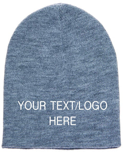 CUSTOM KNIT BEANIE Embroidered - Jittybo's Custom Clothing & Embroidery