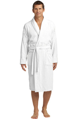 Custom Embroidered MEN Checkered Terry Shawl Collar Robe - Jittybo's Custom Clothing & Embroidery
