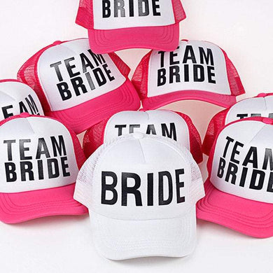 CUSTOM BRIDESMAIDS TRUCKER HATS (8 Hat Bundle) - Jittybo's Custom Clothing & Embroidery