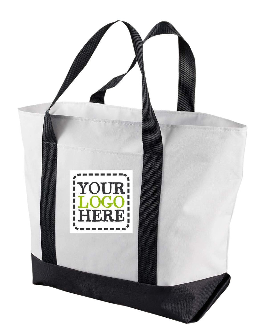 Custom All  Giant Zippered Boat Tote  Add Your Logo or Text - Jittybo's Custom Clothing & Embroidery