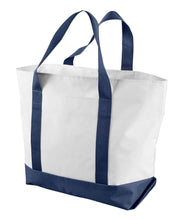 Load image into Gallery viewer, Custom All  Giant Zippered Boat Tote  Add Your Logo or Text - Jittybo&#39;s Custom Clothing &amp; Embroidery
