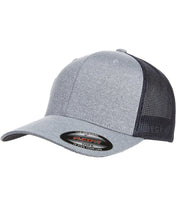 Cargar imagen en el visor de la galería, Custom Embroidered Flexfit Trucker Hat Add your logo or text - Jittybo&#39;s Custom Clothing &amp; Embroidery
