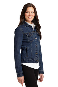 CUSTOM Embroidered Ladies Denim Jacket / Custom Jean Jacket - Jittybo's Custom Clothing & Embroidery