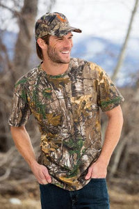CUSTOM Embroidered Camo Tshirt with Pocket / Custom Hunting Shirt / Camo Shirt / Hunting Shirt / Deer Hunter / Embroidered Camo t-shirt - Jittybo's Custom Clothing & Embroidery