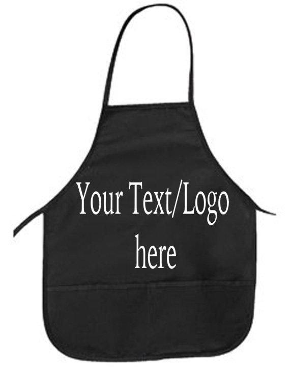 Custom Embroidered Apron / add your Logo / Printed Apron / make a apron - Jittybo's Custom Clothing & Embroidery