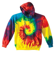 Load image into Gallery viewer, Custom Printed TYE DYED Hoodies  Add Your Logo or Text - Jittybo&#39;s Custom Clothing &amp; Embroidery
