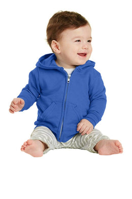 Custom Infant Fleece Full-Zip Hooded Sweatshirt Add Your Logo or Text - Jittybo's Custom Clothing & Embroidery