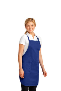 Custom Embroidered Full-Length Apron with Stain Release Add Your Logo or Text - Jittybo's Custom Clothing & Embroidery
