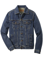 Load image into Gallery viewer, CUSTOM Embroidered Men&#39;s Denim Jacket Add Your Logo or Text - Jittybo&#39;s Custom Clothing &amp; Embroidery
