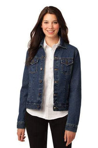 CUSTOM Embroidered Ladies Denim Jacket / Custom Jean Jacket - Jittybo's Custom Clothing & Embroidery