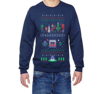 Christmas Ugly Alien Sweater - Jittybo's Custom Clothing & Embroidery