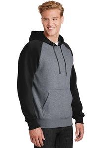 Custom Printed Raglan Colorblock Pullover Hooded Sweatshirt Add Your Logo or Text - Jittybo's Custom Clothing & Embroidery