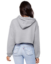 Load image into Gallery viewer, Custom Embroidered Womens Bella+Canvas Cropped Fleece Hoodie ADD your text or logo - Jittybo&#39;s Custom Clothing &amp; Embroidery
