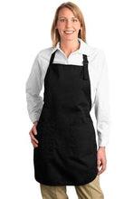 Cargar imagen en el visor de la galería, Custom Embroidered Full-Length Apron Add Your Logo or Text - Jittybo&#39;s Custom Clothing &amp; Embroidery
