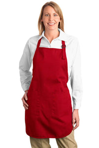 Custom Embroidered Full-Length Apron Add Your Logo or Text - Jittybo's Custom Clothing & Embroidery
