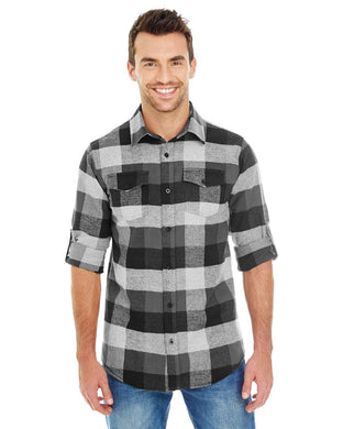 Custom Embroidered Men's Flannel Shirt - Jittybo's Custom Clothing & Embroidery
