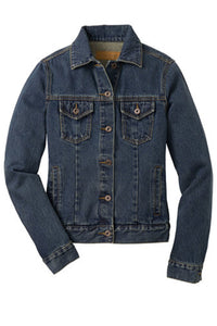 CUSTOM Embroidered Ladies Denim Jacket / Custom Jean Jacket - Jittybo's Custom Clothing & Embroidery