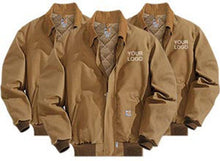 画像をギャラリービューアに読み込む, CUSTOM Embroidered Duck Cloth Work Jacket/ Embroidered Jacket/ Design your Jacket/ Business Logos/ Custom Work Jacket/ Custom Jacket - Jittybo&#39;s Custom Clothing &amp; Embroidery
