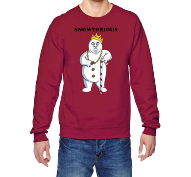 Christmas Ugly Sweater Biggie-Snowman - Jittybo's Custom Clothing & Embroidery
