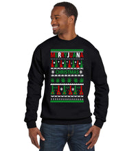 Load image into Gallery viewer, Christmas Ugly Sweater (Merryjuana Christmas) - Jittybo&#39;s Custom Clothing &amp; Embroidery
