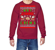 Lade das Bild in den Galerie-Viewer, Merry Zombie Christmas Ugly Sweater - Jittybo&#39;s Custom Clothing &amp; Embroidery
