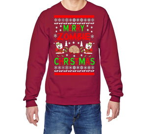 Merry Zombie Christmas Ugly Sweater - Jittybo's Custom Clothing & Embroidery