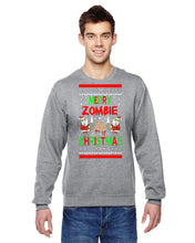 画像をギャラリービューアに読み込む, Merry Zombie Christmas Ugly Sweater - Jittybo&#39;s Custom Clothing &amp; Embroidery
